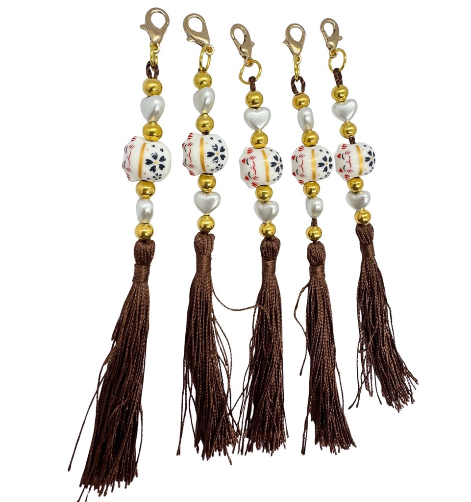 Set Llavero Gatito c/fleco  