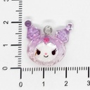 Dije c/pitón glitter cabeza Kuromi x 1un  