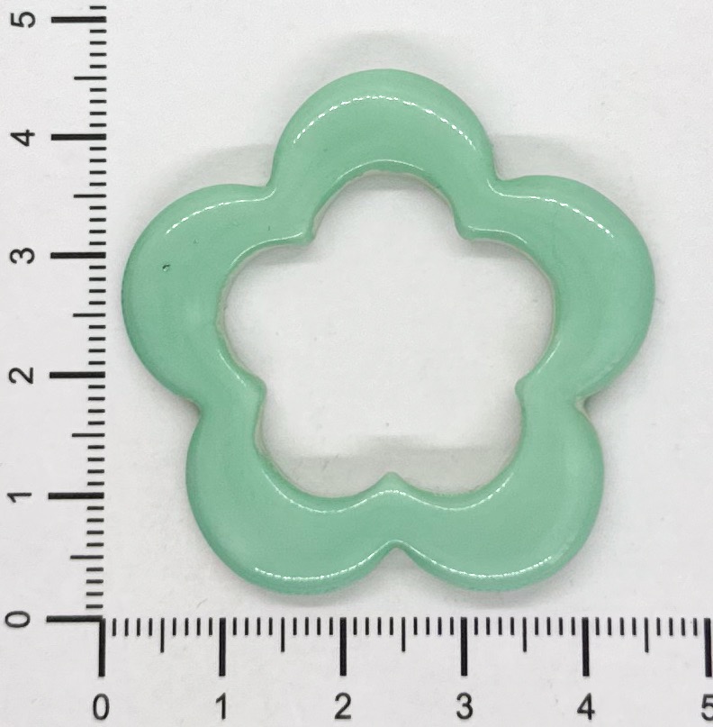 Flor resina aqua x 1un   