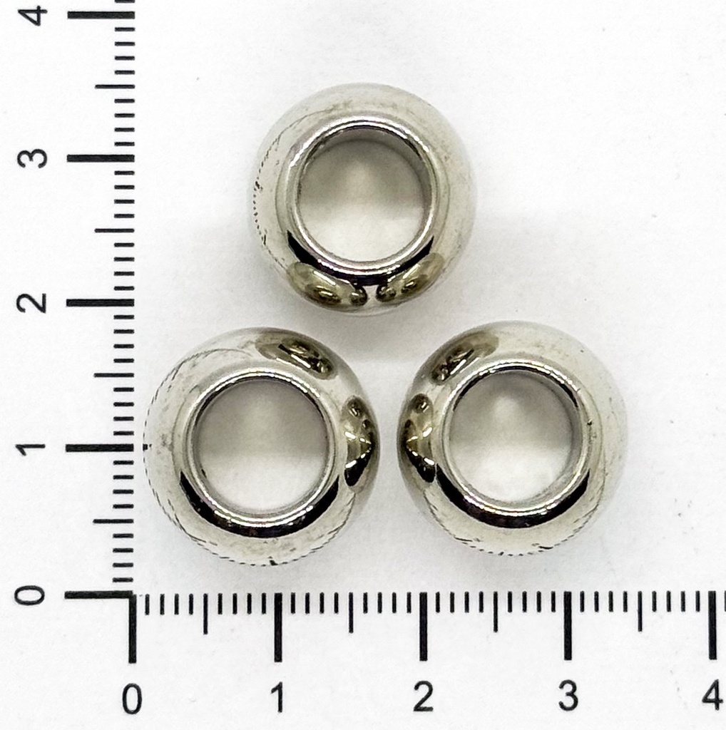 Bolita CCB niquel pase ancho 16mm x 10gr.