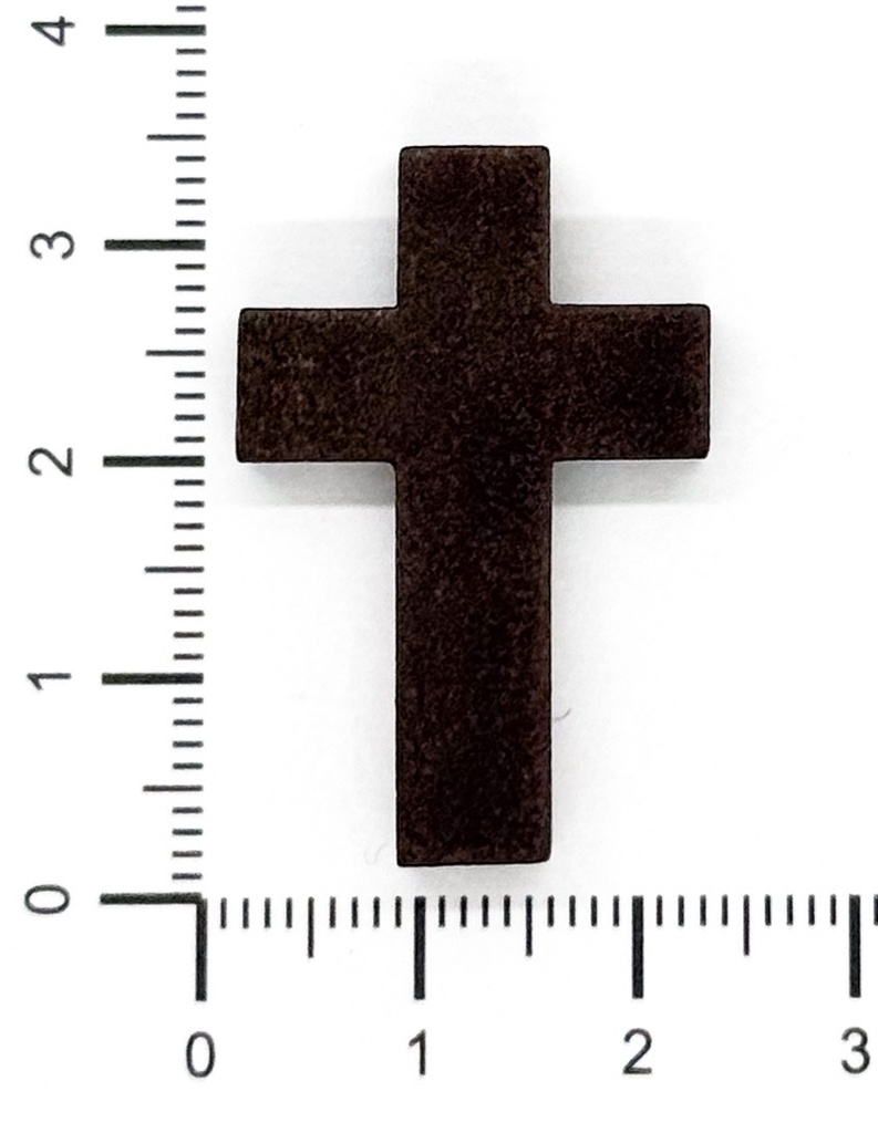 Cruz madera 33x22 negra 