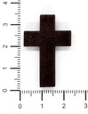 Cruz madera 33x22 negra 