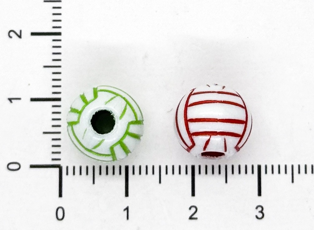 Pelotita voley color 10mm x 10gr.