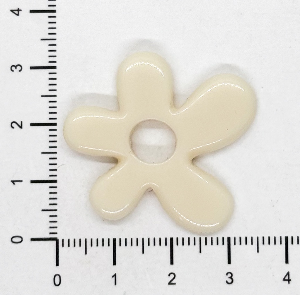 Flor resina (mod 1) aqua x 1un   