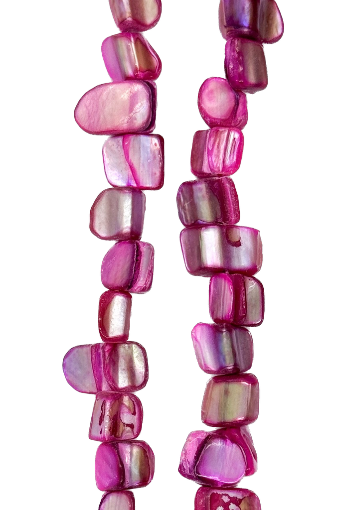 Tira nacar chispita rosa 40cm x 1un  