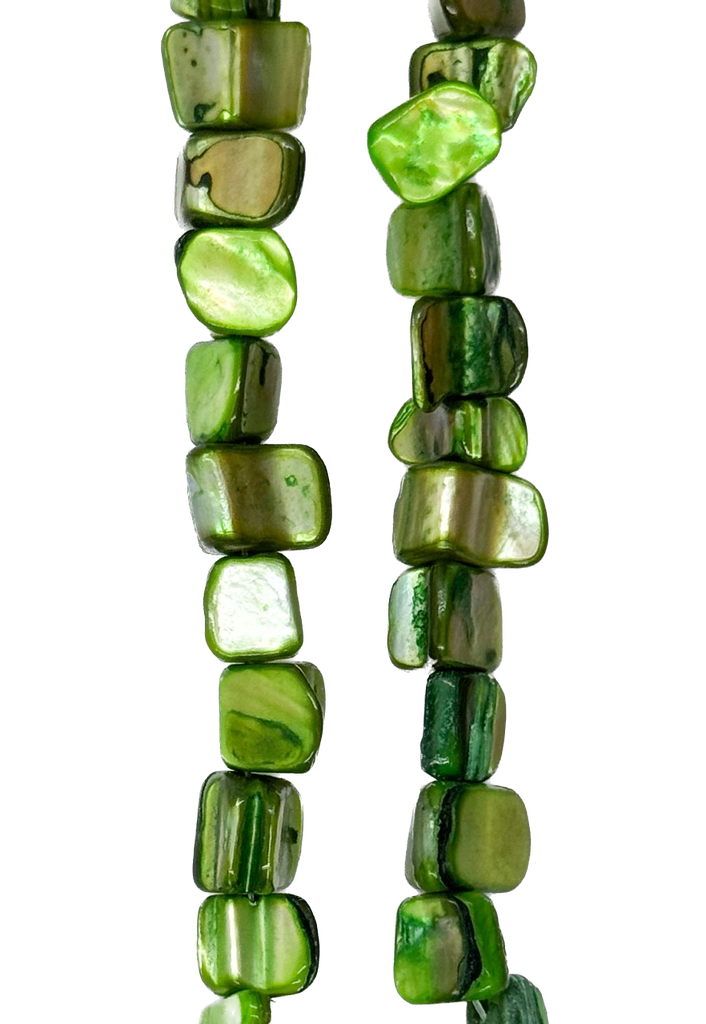 Tira nacar chispita verde 40cm x 1un  