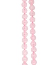 Bolita cuarzo rosa 6mm x tira   