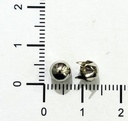 Tacha níquel redonda conica 5x5mm x 50un.  