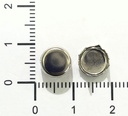 Tachas níquel redondas plana 8mm x 50un. 