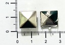 Tacha niquel cuadrada 12x12 mm x 10gr.