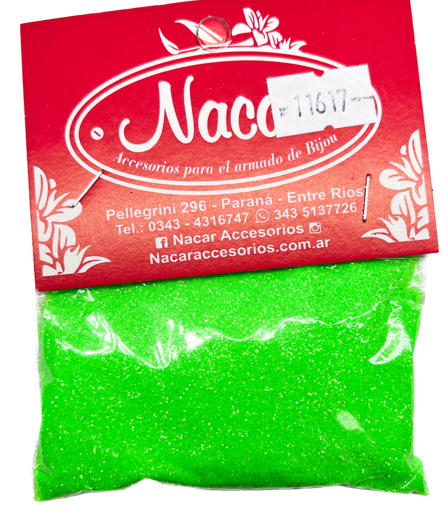 Gibre x 25 gr verde flúor #8