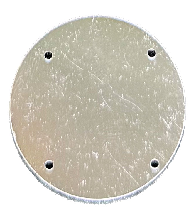 Lentejuelón 4 hojales 30mm x 25gr plata 