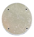 Lentejuelón 4 hojales 30mm x 25gr plata 