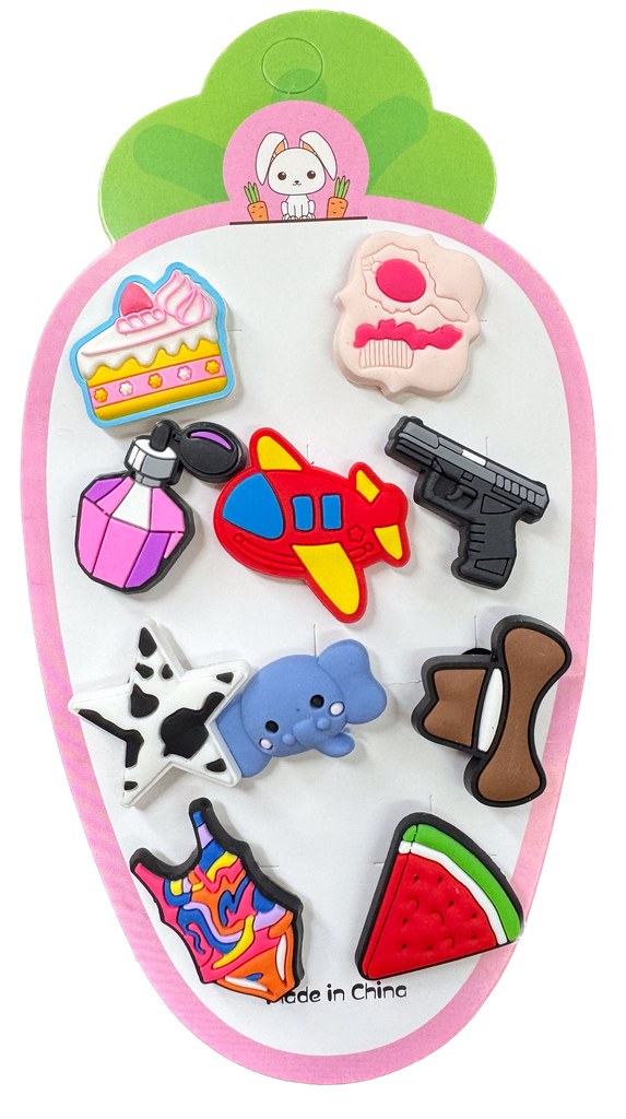 Pin para crocs blister #001 x 10un.