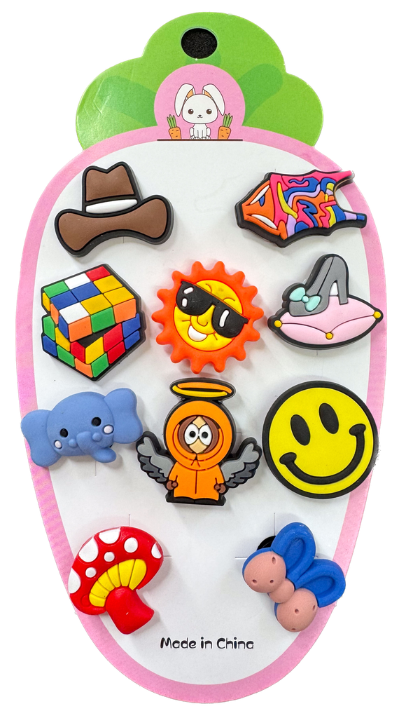 Pin para crocs blister #008 x 10un.