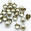 Tachas níquel redondas bombé 8mm x 50un.