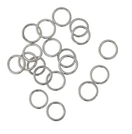Argollas de unión níquel 8mm x 1.0mm