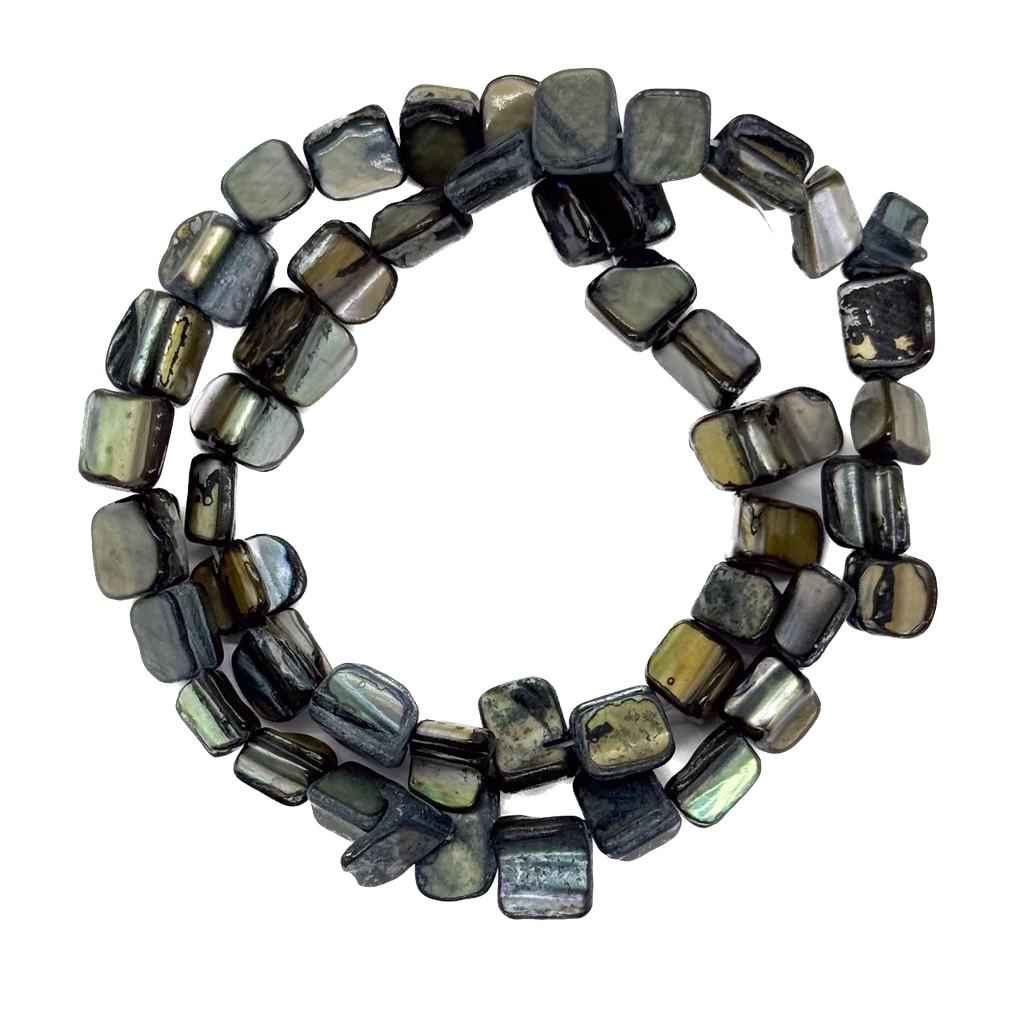 Tira nacar chispita gris 40cm x 1un  