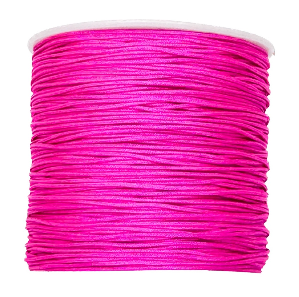 Hilo chino 0.8 mm fucsia flúor
