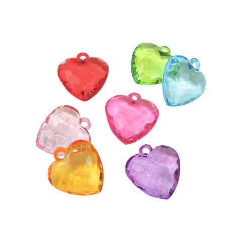 Cairel acrílico dije corazón multi x 20gr