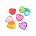 Cairel acrílico dije corazón multi x 20gr