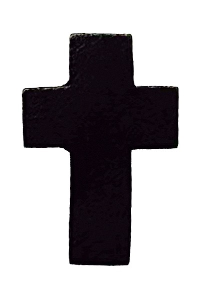 Cruz madera negra 22x15 mm x 10 un.
