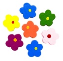 Flor de madera 15mm x 5un