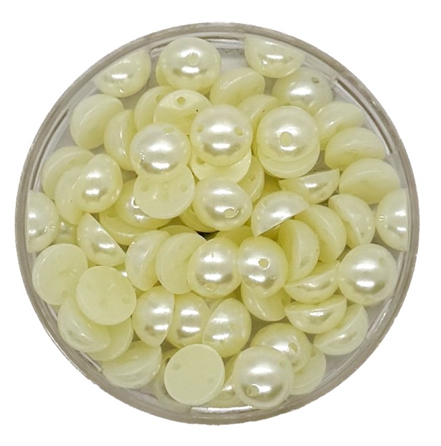 Media perla p/coser 8mm natural x 10g