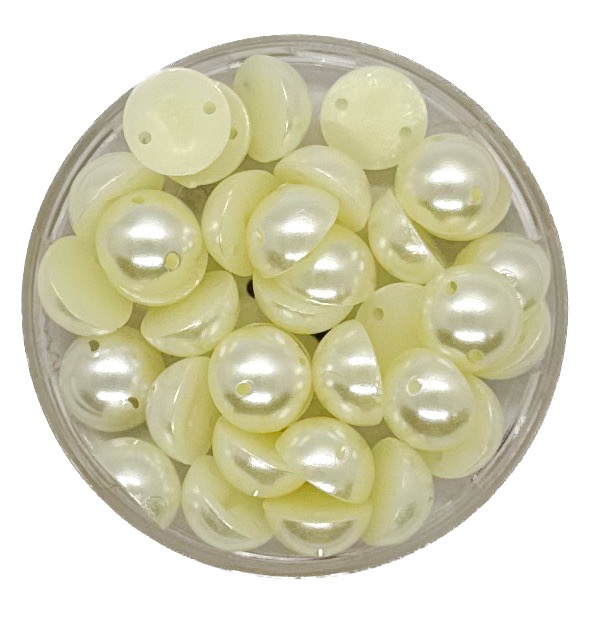 Media perla p/coser 10mm natural x 10g