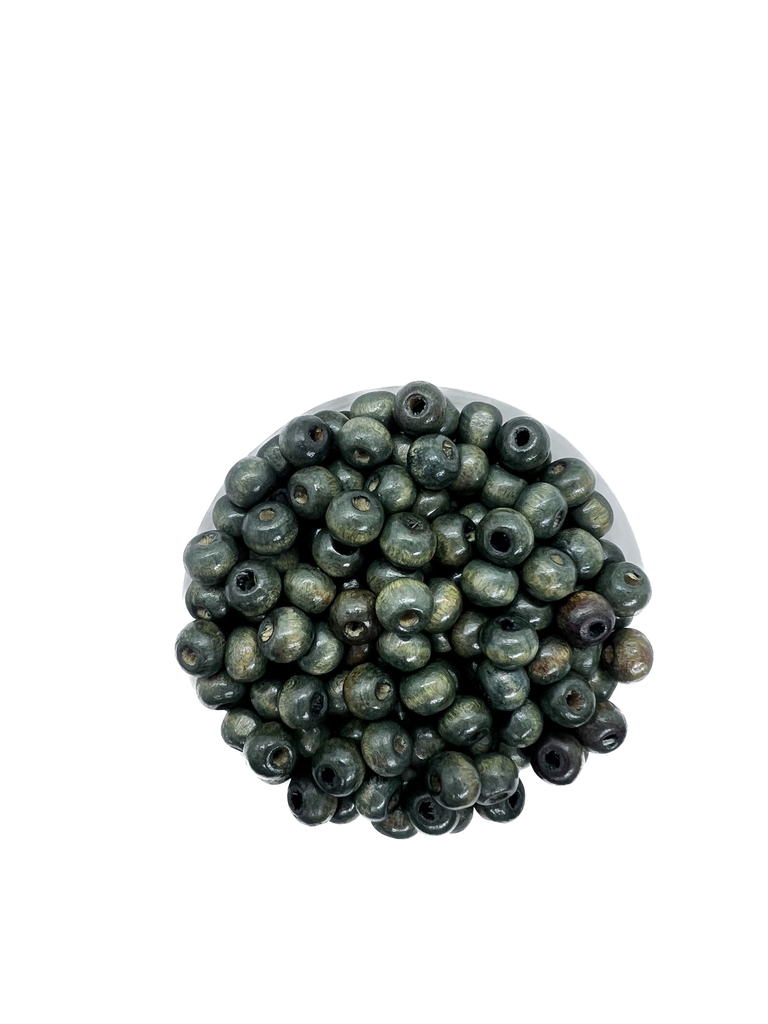 Bolita madera 6mm gris humo