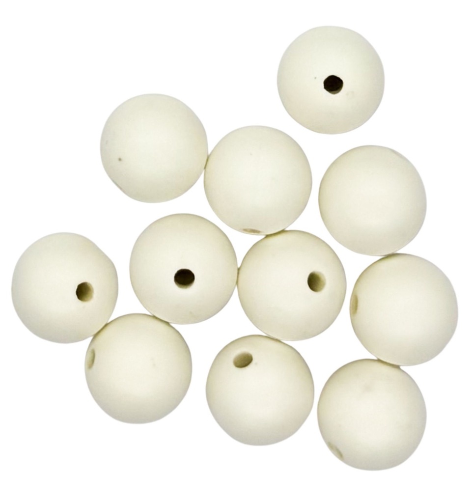 Bolita acrílico engomada tiza 12mm x 10g