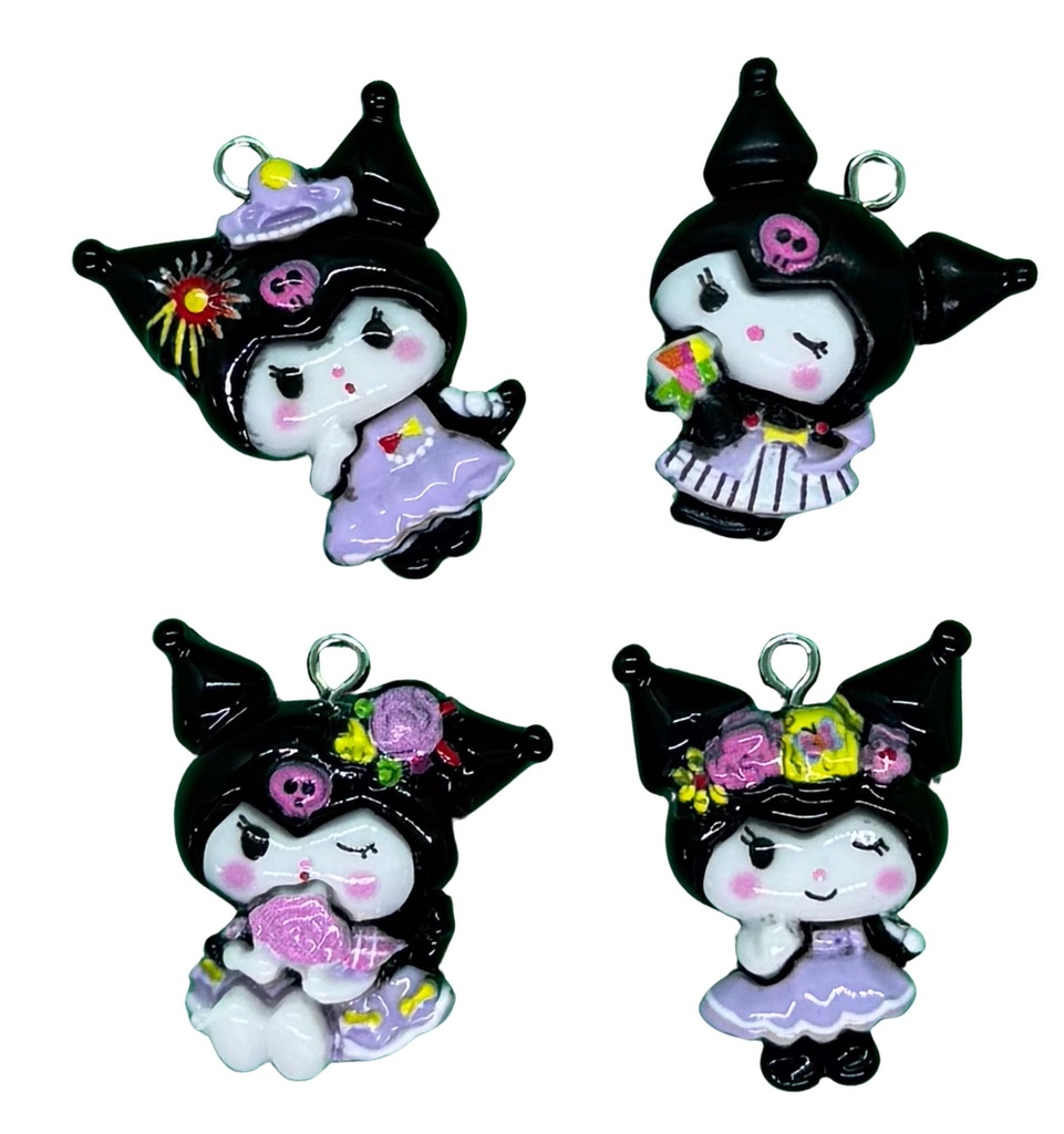 Dije infantil c/pitón Kuromi #410 x 1 un.