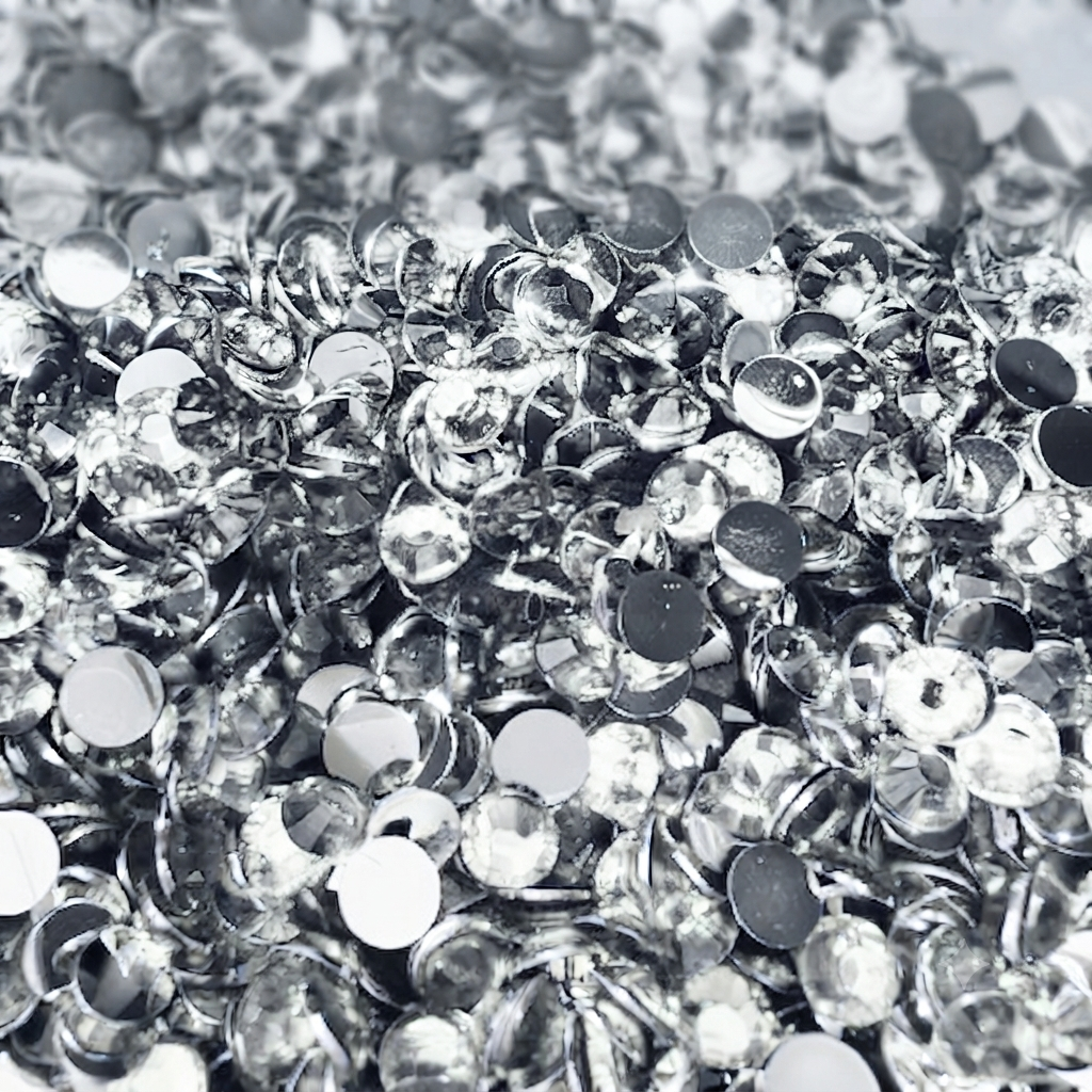 Strass resina SS30 plateado #1 x 50gr.
