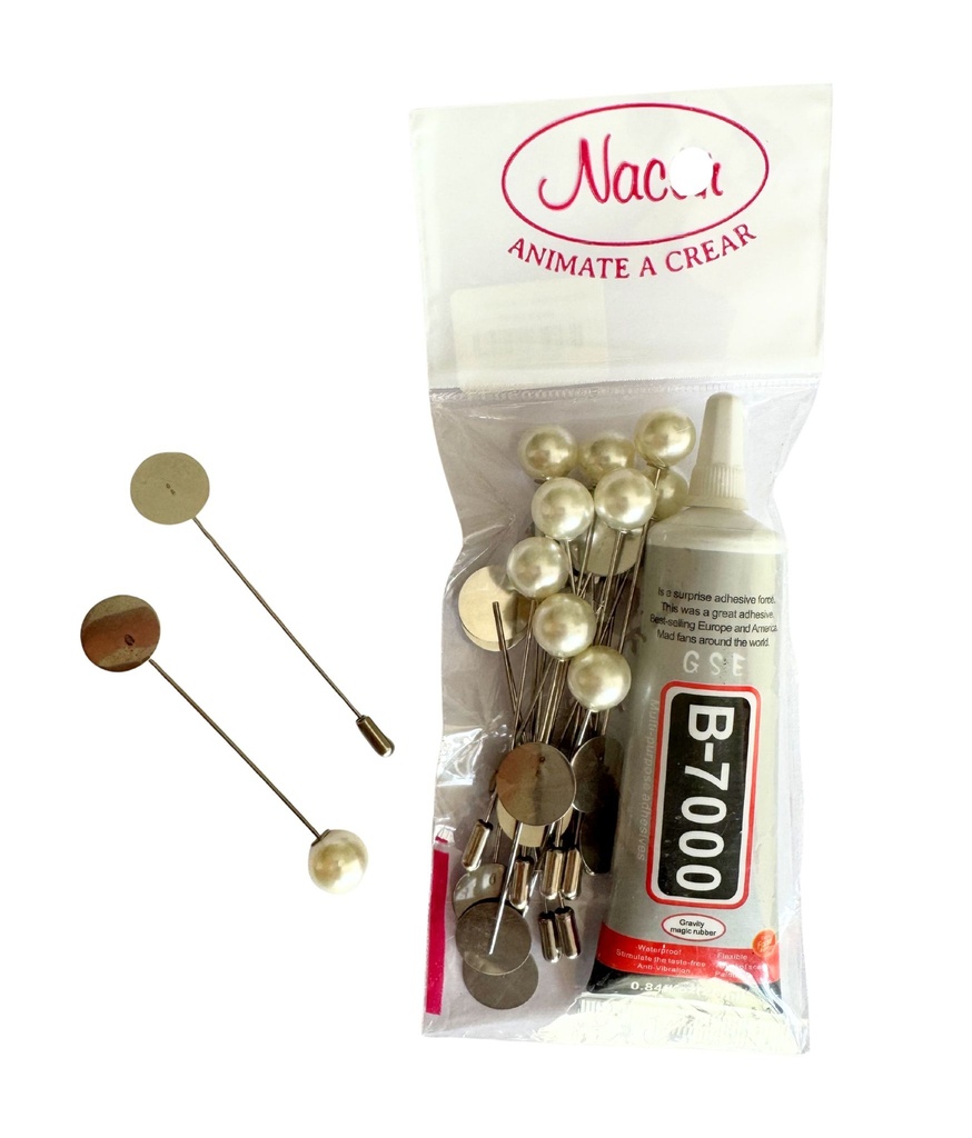 Kit prendedor solapero + pegamento