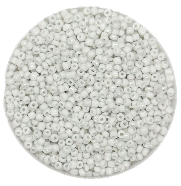 Mostacilla blanca brillosa x 25gr