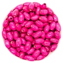 Arroz madera 8x5mm fucsia 