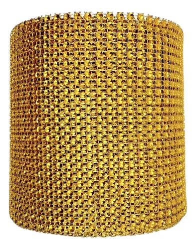 Falso strass dorado 24 líneas x 10Y