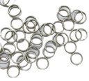 Argollas de unión níquel 10mm x 1.0mm 
