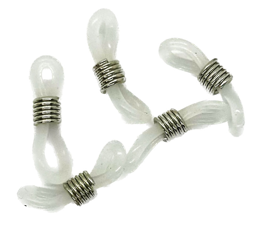 Gomita p/anteojos transparente c/resorte x 50un. 