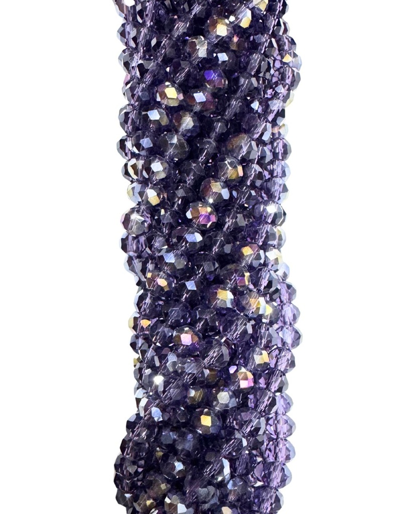 Cristal de roca 6mm violeta transp tornasol (GB)