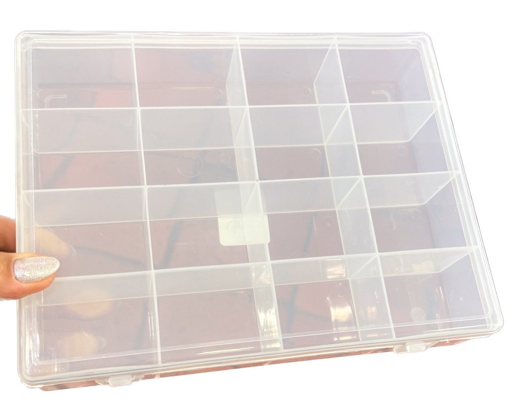 Caja organizadora 16 div- 23x17x5cm 