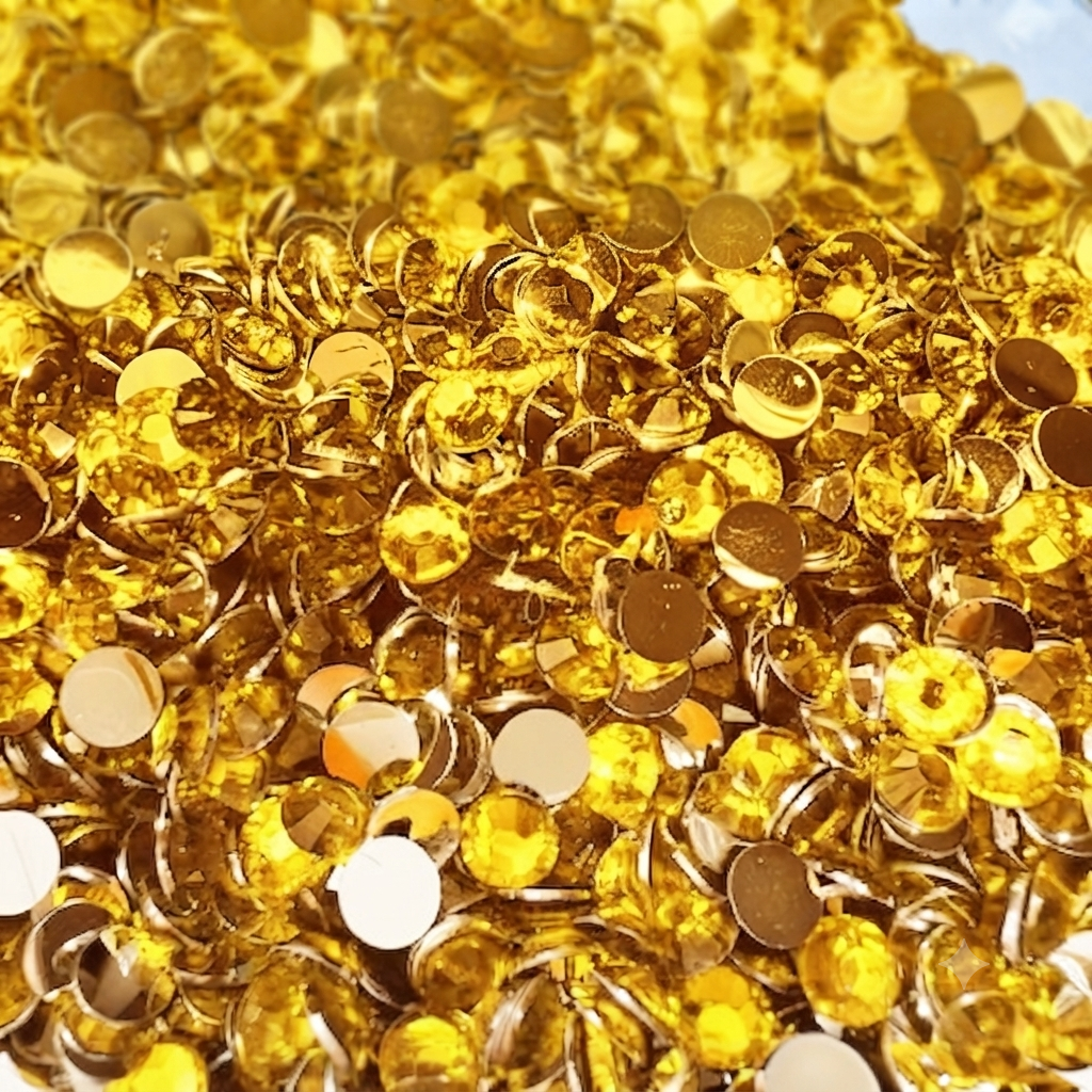 Strass resina SS30 amarillo x 50gr. 