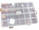 Cajita organizadora rectangular 19x13x2,2 cm x 24 div 