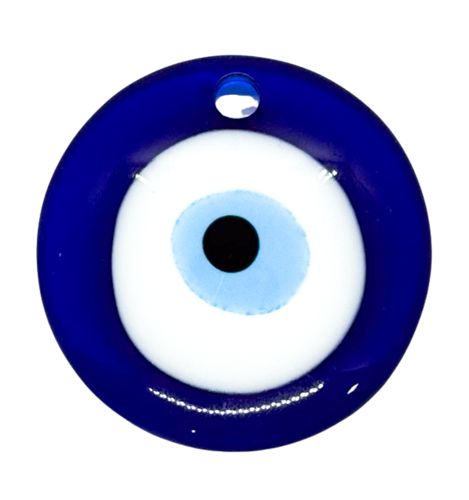 Ojo turco resina redondo 50mm x 1un 