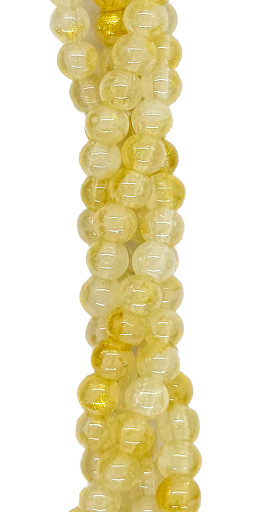 Vidrio marmolado bolita 4mm x tira #7