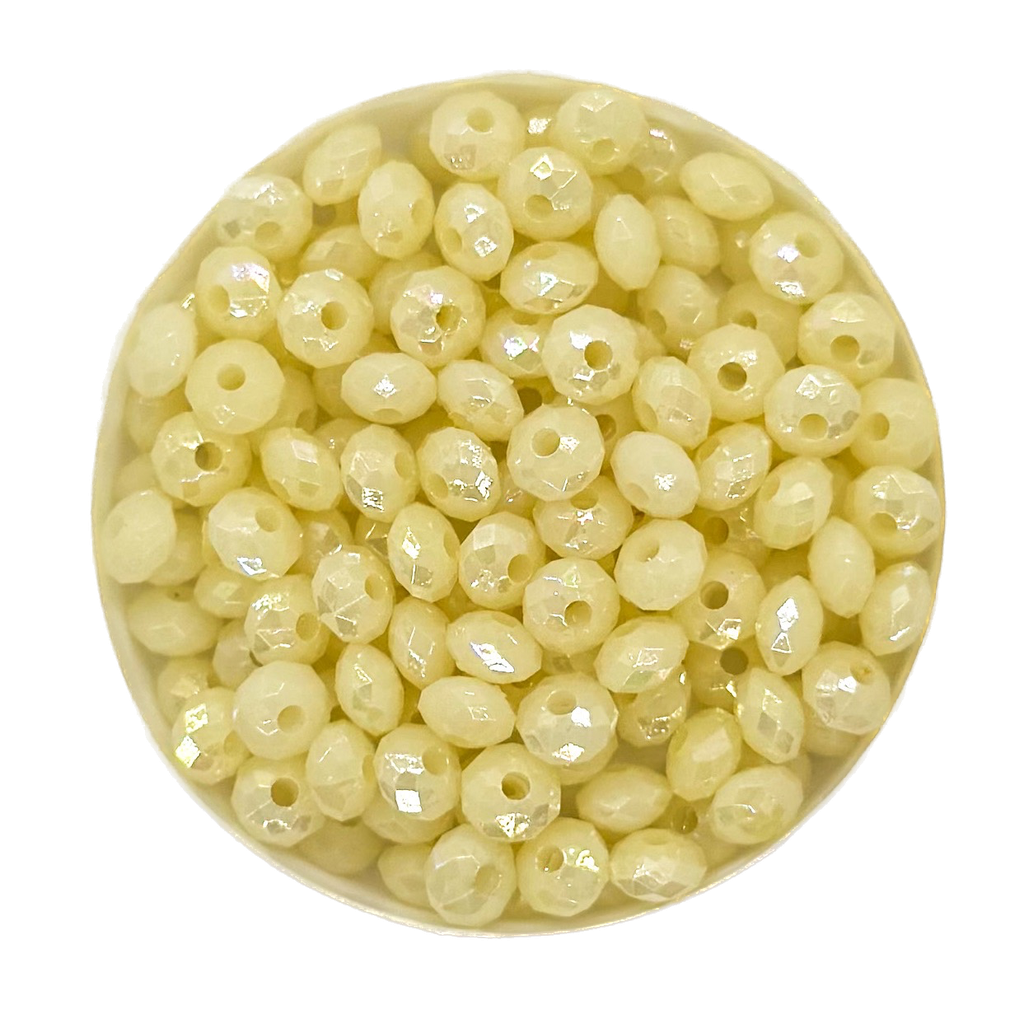 Dona acrílica facetada 6mm x 10gr. #006