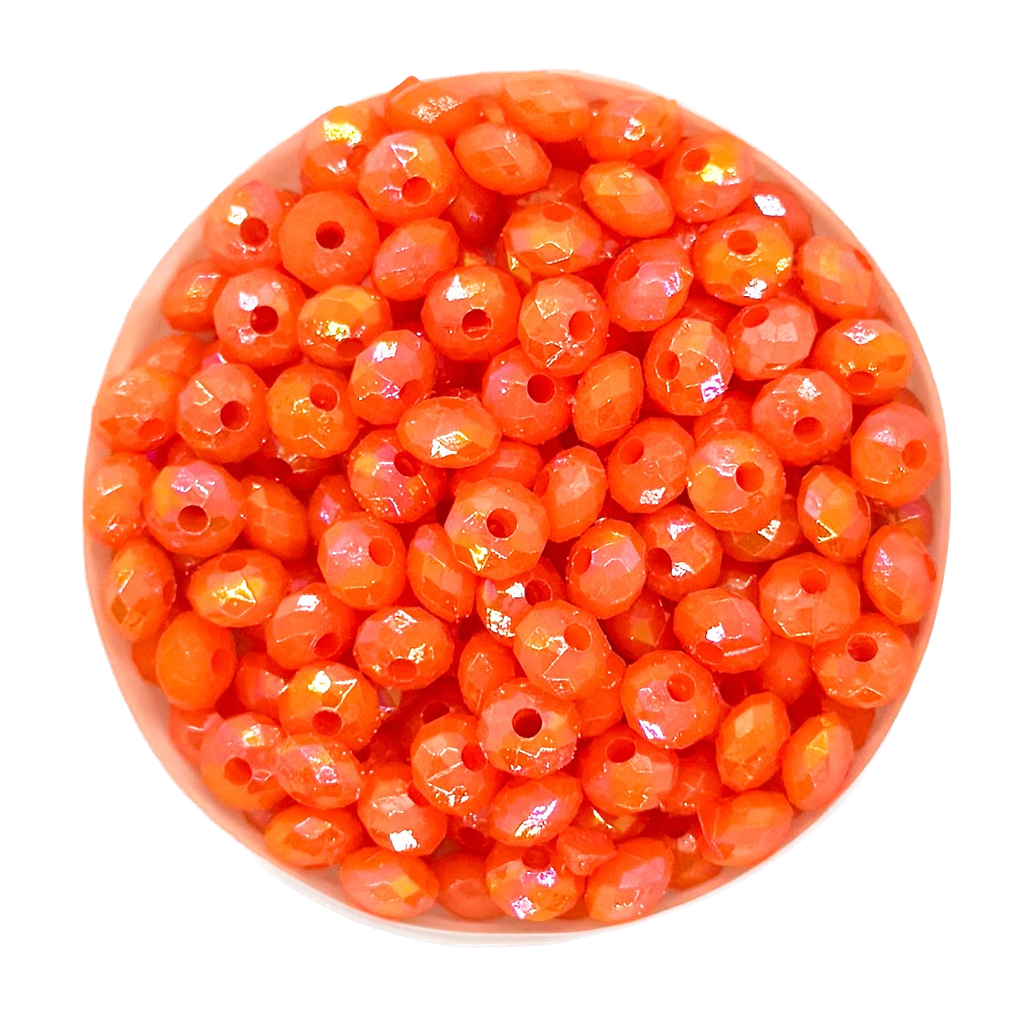 Dona acrílica facetada 6mm x 10gr. #026