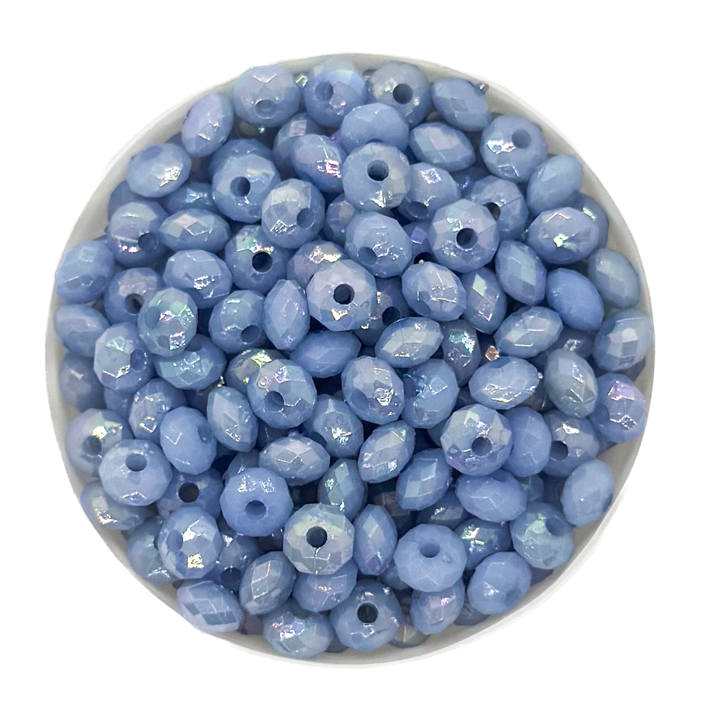 Dona acrílica facetada 6mm x 10gr. #018 