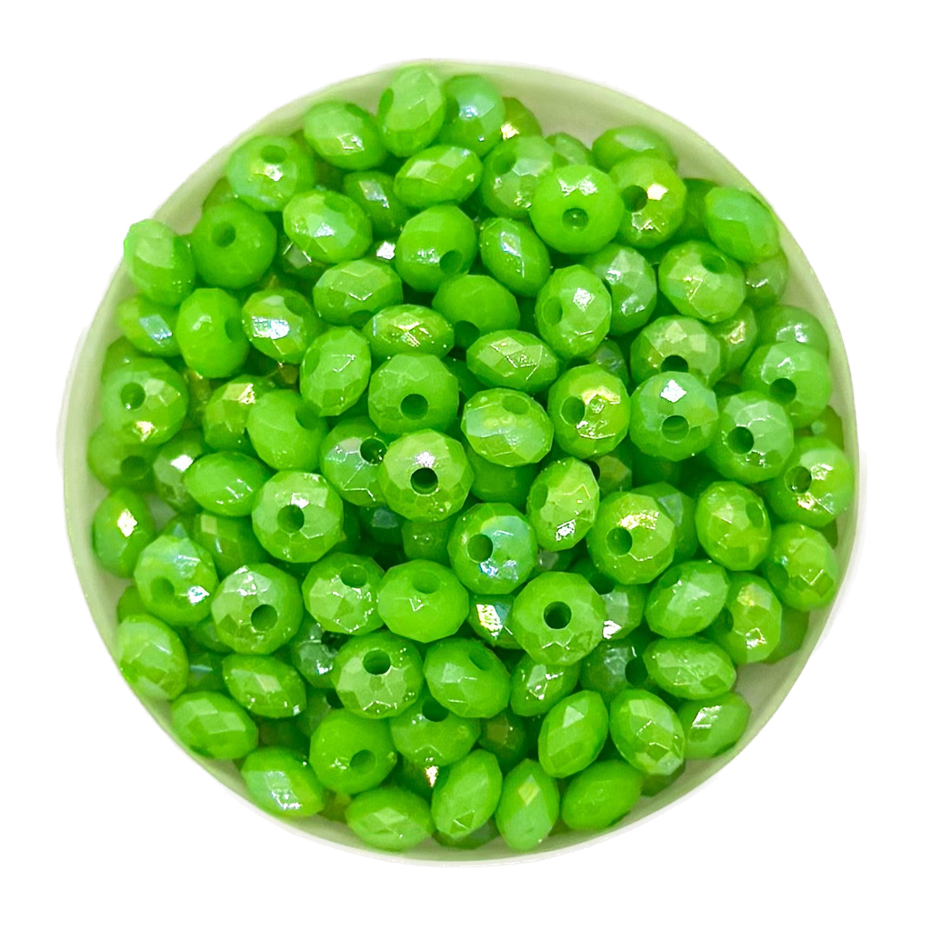 Dona acrílica facetada 6mm x 10gr. #030