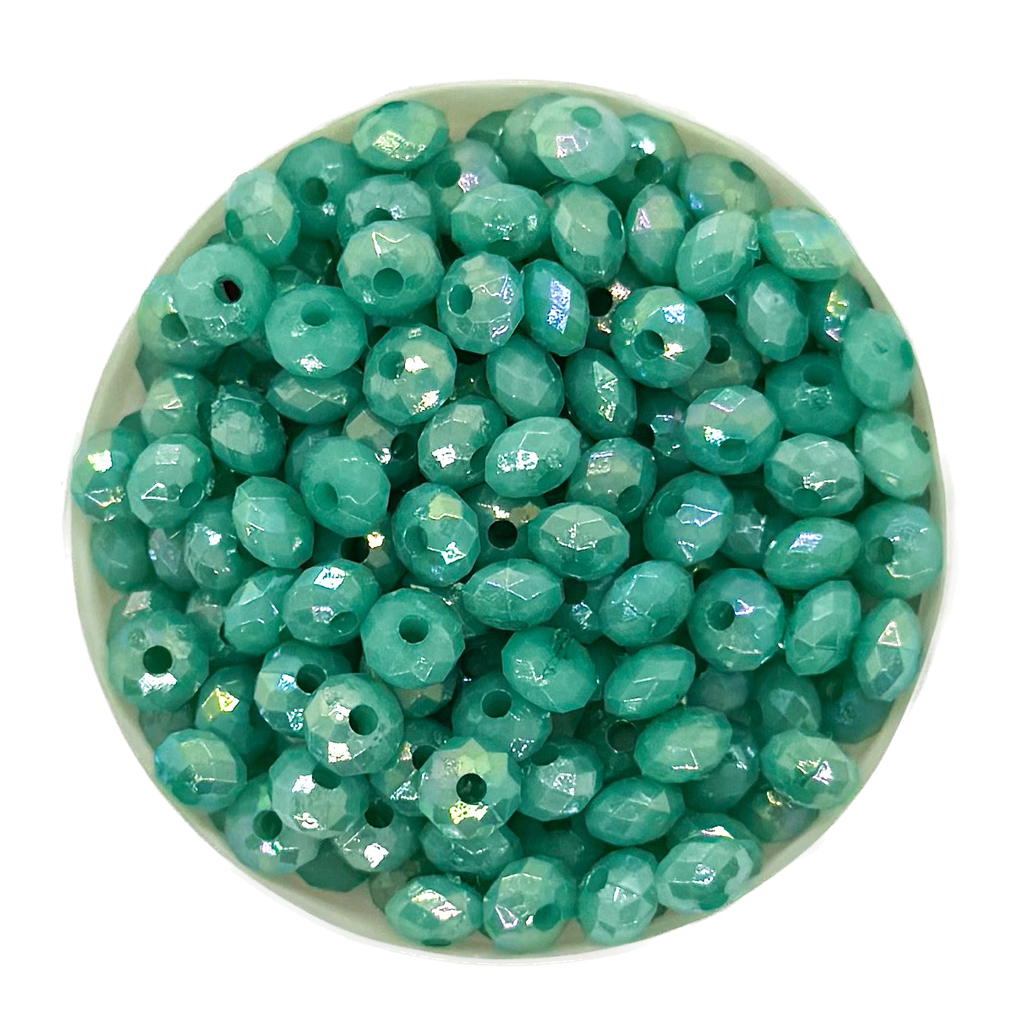 Dona acrílica facetada 6mm x 10gr. #031